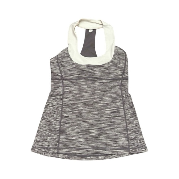 Lululemon, Scoop Tank Racerback, Size 6, Grey, White 🏃♀️➡️ - Picture 5 of 13
